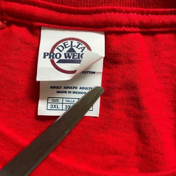 Mens Red T Shirt Top State Farm Celebrate My Drive Big Tall Size 3XL u - Picture 7 of 7